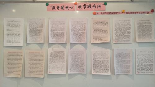 “我手寫(xiě)我心，我學(xué)踐我行”