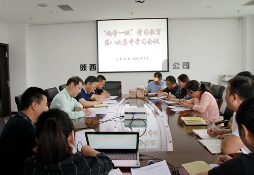 大秦置業(yè)公司 :“三個(gè)三”引領(lǐng)“兩學(xué)一做”學(xué)習(xí)教育常態(tài)化制度化 蓄力“雙特百億”勇爭先