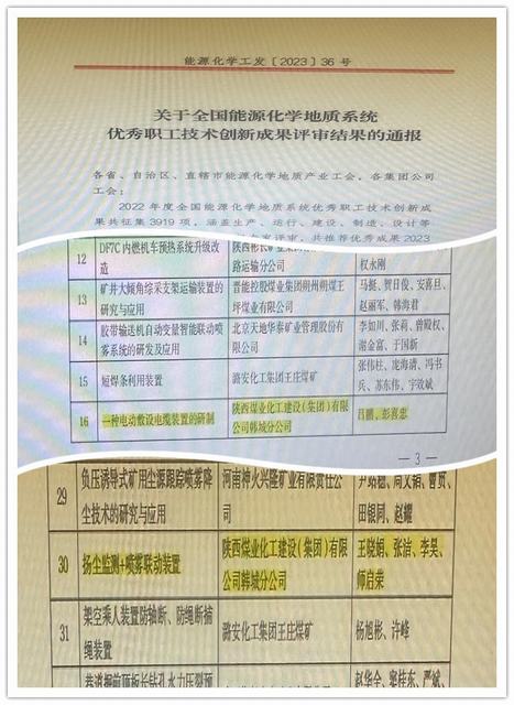 陜煤建設韓城分公司：2項！再獲國家級榮譽