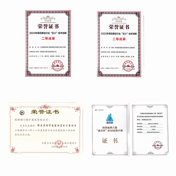 陜煤建設銅煤公司年終盤點！創(chuàng)優(yōu)成績單