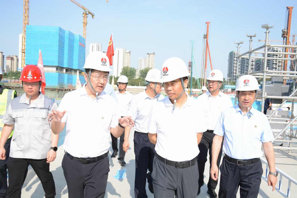 陜煤集團(tuán)副總經(jīng)理宋召軍深入天工公司項目一線檢查指導(dǎo)